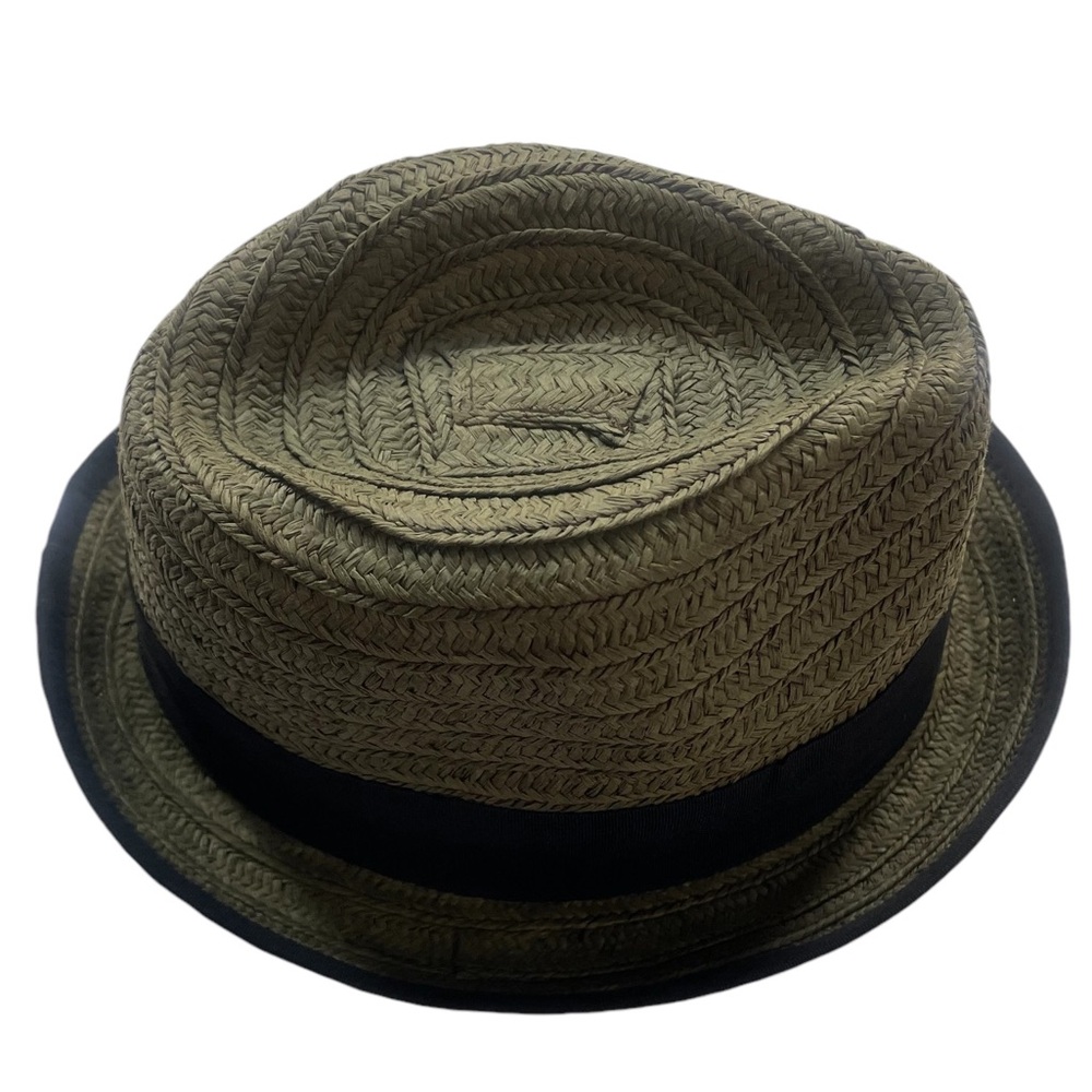 Retro 7, olive green, Army green,Fedora hat,Sun hat,O/S,New
